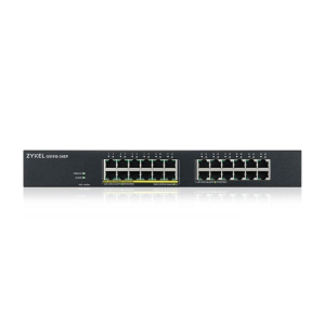 Zyxel GS1915-24EP Gestionado L2 Gigabit Ethernet (10/100/1000) Energía sobre Ethernet (PoE) 1U Negro