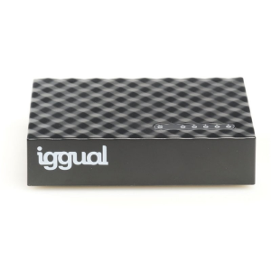 iggual GES5000 No administrado Gigabit Ethernet (10/100/1000) Negro