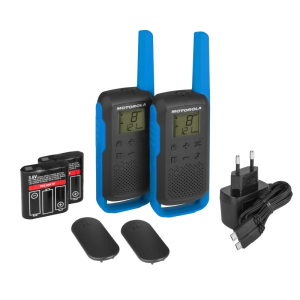 Motorola Talkabout T62  Two-Way 16 canales 12500 MHz Negro Azul - Walkie Talkie