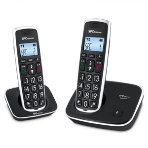SPC 7609N DECT Comfort Kaiser Duo Negro - Telefono Fijo SPC 7609N DECT Comfort Kaiser Duo Negro - Telefono Fijo