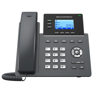 Grandstream Networks GRP2603P teléfono IP Negro 3 líneas LCD