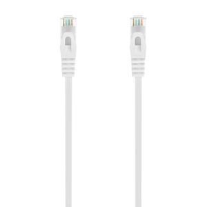 AISENS Cable de Red Latiguillo RJ45 LSZH Cat.6A 500 Mhz UTP AWG24, Blanco, 3.0M