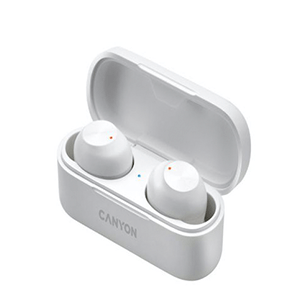 Canyon CNE-CBTHS1W True Wireless BT - Estuche - Blanco - Auriculares