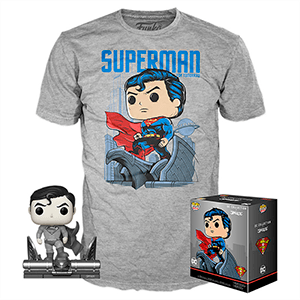 Set figura POP & Tee DC Comics Jim Lee Superman Exclusive Talla M Set figura POP & Tee DC Comics Jim Lee Superman Exclusive Talla M