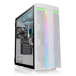 Thermaltake H590 TG ARGB Midi Tower Blanco - Caja Ordenador