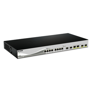 D-Link DXS-1210-12SC/E switch Gestionado L2 10G Ethernet (100/1000/10000) 1U Negro, Plata
