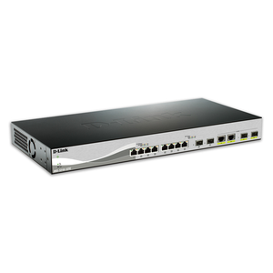 D-Link DXS-1210-12TC/E switch Gestionado L2 10G Ethernet (100/1000/10000) 1U Negro, Plata