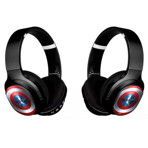ERT Group Auriculares stereo inalámbricos con micro Captain America 001 Marvel rojo para PC Hardware en GAME.es