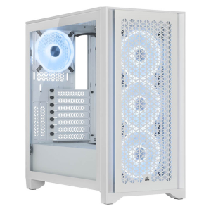 Corsair iCue 4000D RGB Airflow Midi Tower Cristal Templado Blanco - Caja Ordenador Corsair iCue 4000D RGB Airflow Midi Tower Cristal Templado Blanco - Caja Ordenador