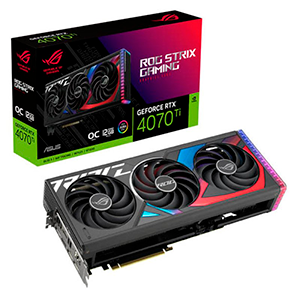 Asus ROG Strix GeForce RTX 4070 Ti Gaming 12GB GDDR6X - Tarjeta Grafica Gaming