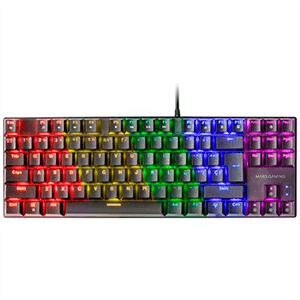 Mars Gaming MK80 Mecánico TKL FRGB Antighosting Switch Mecánico - Teclado Gaming