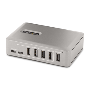 StarTech.com 10G8A2CS-USB-C-HUB hub de interfaz USB 3.2 Gen 2 (3.1 Gen 2) Type-C 10000 Mbit/s Gris