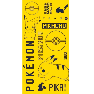 Toalla Pikachu Pokemon algodon
