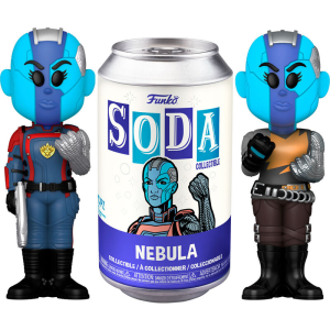 Pack 6 Figuras Vinyl SODA Marvel Guardianes de la Galaxia Nebula 5 1 Chase