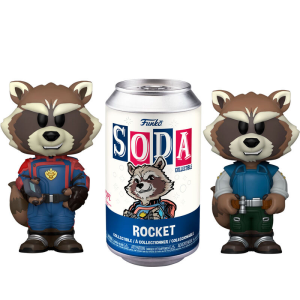 Pack 6 Figuras Vinyl SODA Marvel Guardianes de la Galaxia Rocket 5 1 Chase