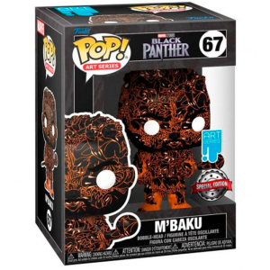 Figura POP Marvel Black Panther M Baku Artist Case Exclusive