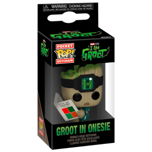 Llavero Pocket POP Marvel I am Groot Groot with Onesie