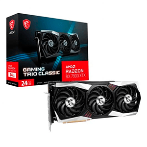 MSI Radeon RX 7900 XTX Gaming Trio Classic 24G AMD Radeon RX 7900 XT 24 GB GDDR6