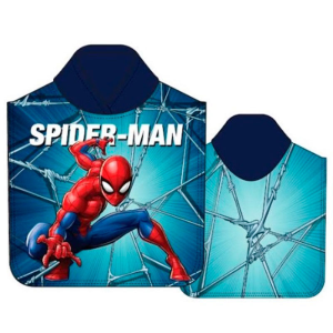 Poncho toalla Spiderman Marvel microfibra