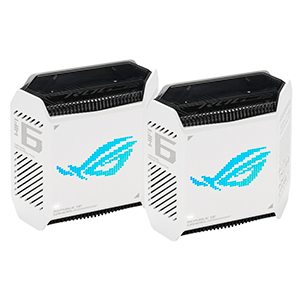 ASUS ROG Rapture GT6 (W-2-PK) Tribanda (2,4 GHz/5 GHz/5 GHz) Wi-Fi 6 (802.11ax) Blanco 2Uds - Router ASUS ROG Rapture GT6 (W-2-PK) Tribanda (2,4 GHz/5 GHz/5 GHz) Wi-Fi 6 (802.11ax) Blanco 2Uds - Router