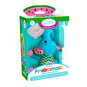Chupete con peluche Melany Melephant Frootimals