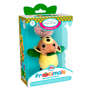 Chupete con peluche Bubba Tropibear Frootimals