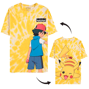 Camiseta Ash and Pikachu Pokemon Camiseta Ash and Pikachu Pokemon