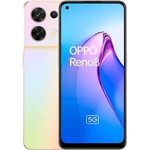 OPPO Reno 8 16,3 cm (6.4") SIM doble Android 12 5G USB Tipo C 8GB 256GB 4500 mAh Oro