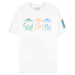 Camiseta Starters Pokemon Camiseta Starters Pokemon