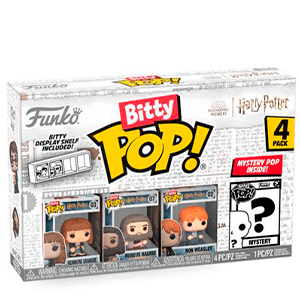 Blister 4 figuras Bitty POP Harry Potter Hermione para Merchandising en GAME.es
