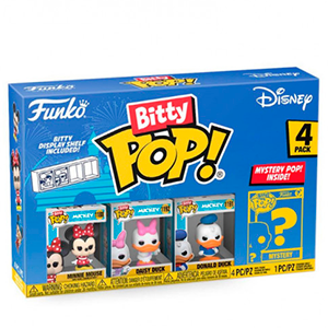 Blister 4 figuras Bitty POP Disney Minnie