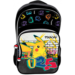 Mochila Pikachu Pokemon 42cm adaptable