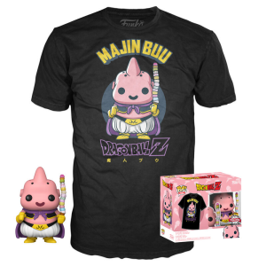 SET FIGURA POP TEE DRAGON BALL Z MAJIN BUU EXCLUSIVE Talla M SET FIGURA POP TEE DRAGON BALL Z MAJIN BUU EXCLUSIVE Talla M