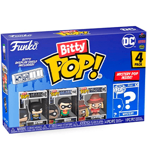 Blister 4 figuras Bitty POP DC Comics Batman