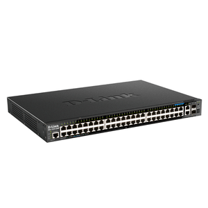 D-Link DGS-1520-52MP Gestionado L3 Gigabit Ethernet (10/100/1000) Energía sobre Ethernet (PoE) 1U Negro