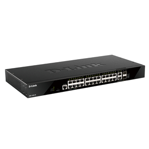 D-Link DGS-1520-28/E switch Gestionado L3 10G Ethernet (100/1000/10000) 1U Negro