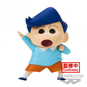 Figura Kazama-kun Kasukabe Boueitai New Dimension Crayon Shinchan 11cm