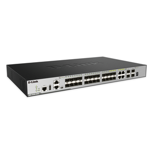 D-Link DGS-3630-28SC switch Gestionado L3 1U Negro