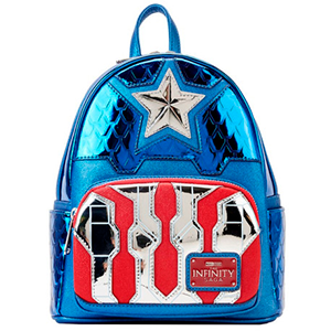 Mochila metallic Capitan America Marvel Loungefly 26cm