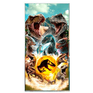 Toalla Jurassic World microfibra