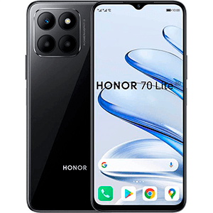 Honor 70 Lite 16,5 cm (6.5") SIM doble Android 12 5G USB Tipo C 4GB 128GB 5000 mAh Negro Honor 70 Lite 16,5 cm (6.5") SIM doble Android 12 5G USB Tipo C 4GB 128GB 5000 mAh Negro