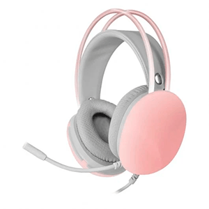 Mars Gaming MH-GLOW Rosa Full Chroma RGB Flow - Auriculares