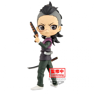 Figura Genya Shinazugawa Demon Slayer Kimetsu no Yaiba Q posket 14cm