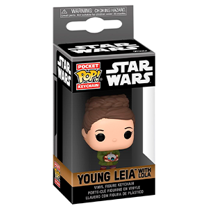 Llavero Pocket POP Star Wars Obi-Wan Kenobi 2 Young Leia Organa