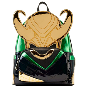 Mochila metallic Loki Marvel Loungefly 25cm