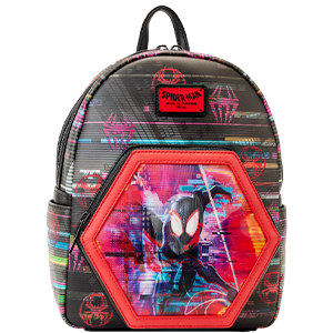 Mochila lenticular Cruzando el Multiverso Spiderman Marvel Loungefly 27cm
