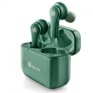 NGS Artica Bloom Bluetooth Verde - Auriculares