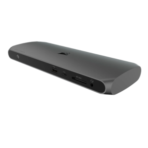 Corsair TBT100 Thunderbolt 3 40000 Mbit/s Negro Plata - Dock Station