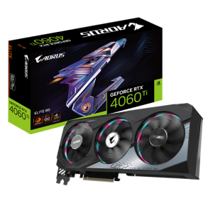 Gigabyte Aorus GeForce RTX 4060 Ti Elite 8GB GDDR6 - Tarjeta Grafica Gaming