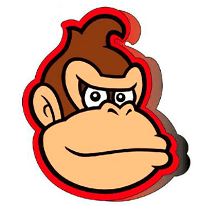 Cojin 3D Donkey Kong Super Mario Bros
